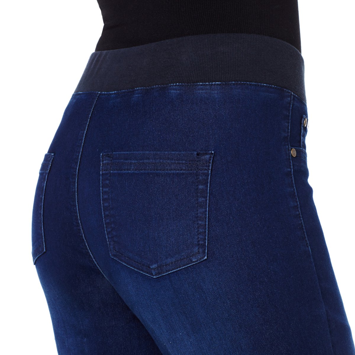 DG2 Superstretch Lite Easy Fit Jegging - Indigo Back - Diane Gilman